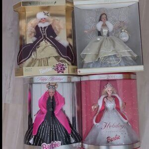 Barbie - Lot of 4 dolls, multiple years 1996 - 2001